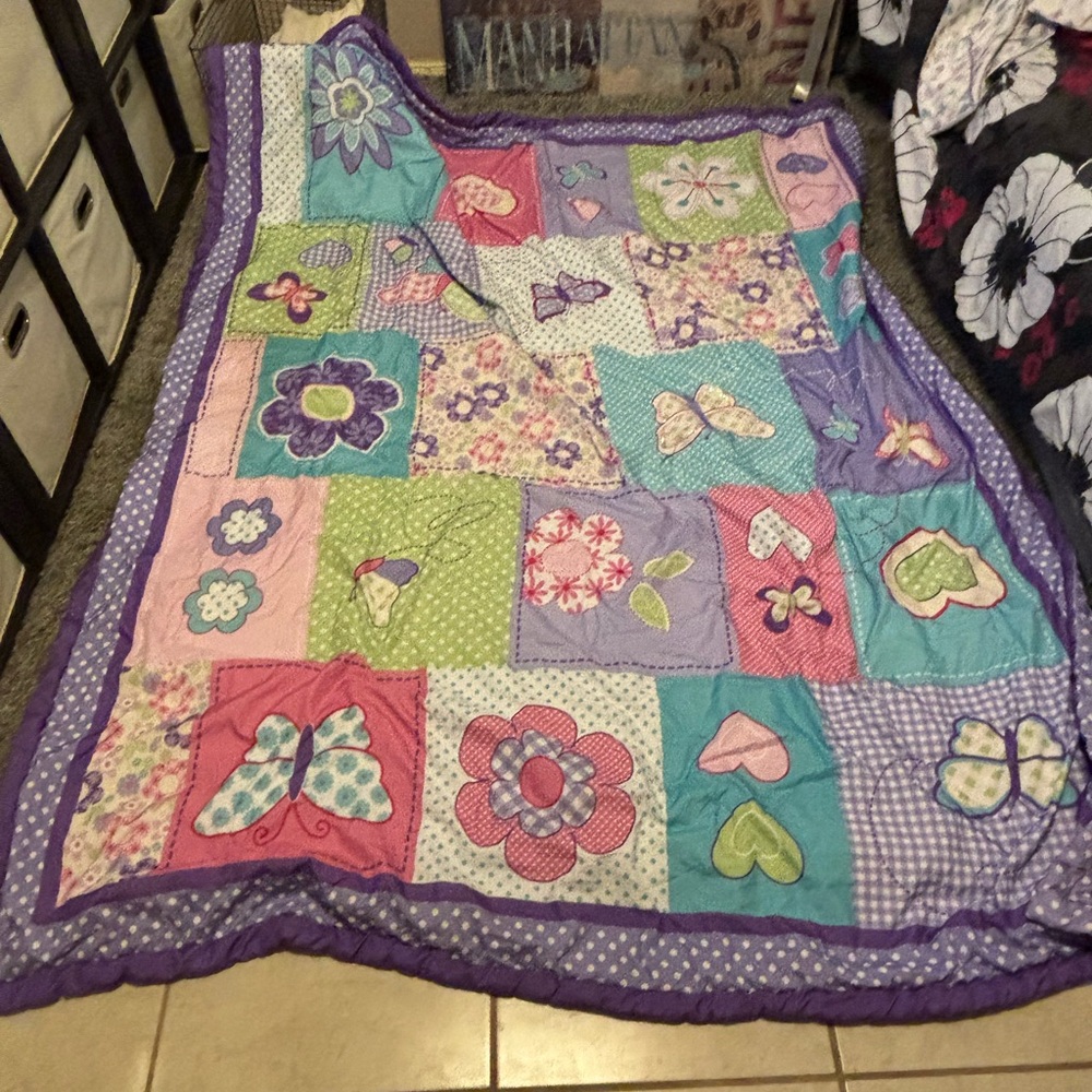 Kids purple sheet set
